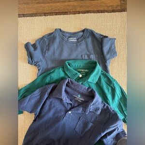 Crewcuts Boys' Short Sleeve Tees & Polo in Navy and Teal (bundle)